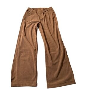 HALARA size Xl Corduroy Pants Brown pants NWT ankle length